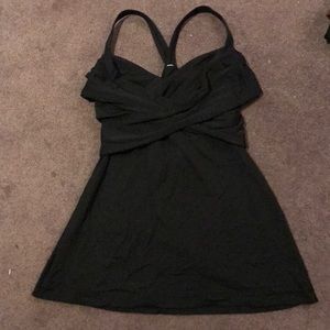 Lulu lemon black workout tank size 10